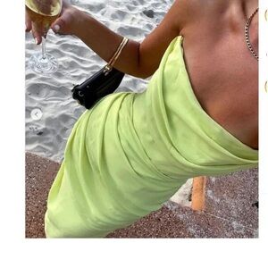 House of CB Lime dress in L+